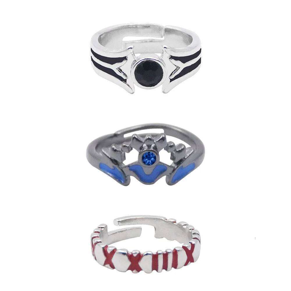 Anime Ghoul Kaneki Ken One Eyed King Juzo Suzuya Cosplay Props Adjustable Rings Jewelry Gifts for Woman Man H260312