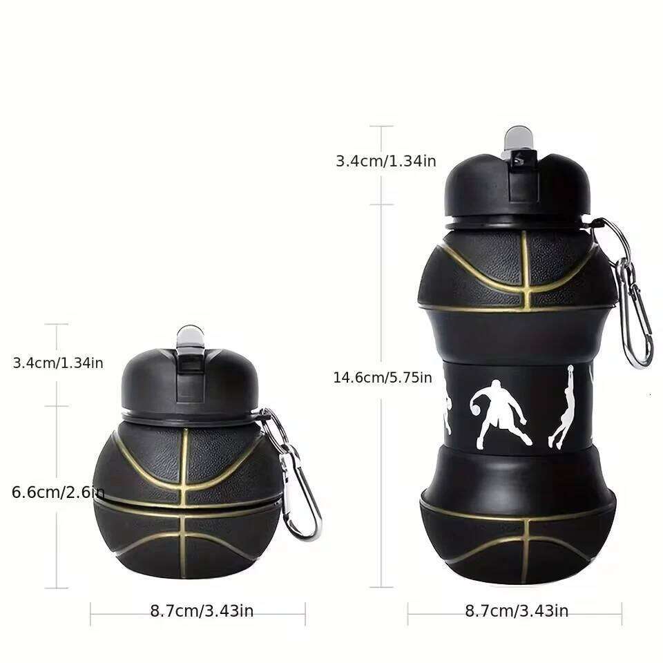 200ml/550ml Basketball Soccer Sports Ball Design Tumbler - Insulated Stainless Steel Drinking Cup Gift for Men Women Kids Z260314