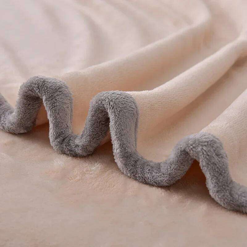 Single Product Milk Fleece Blanket Duvet Cover Autumn/winter with Coral Velvet Quilt Double Bed Sheet 4-piece set H260312 - view 5