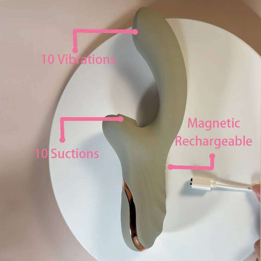 Mia Suction By Dream Vibe Adult Pleasure Sex Toy Rabbit Vibrator Vibrations 10 Suctions Intimate G Spot Stimulation 26H0313