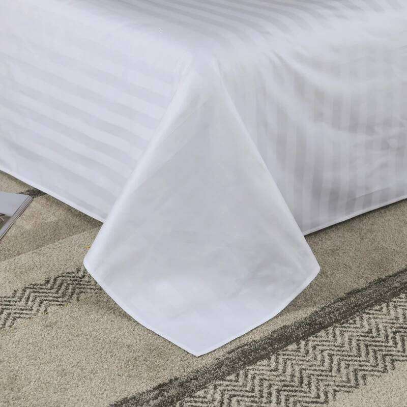 3Pcs Hotel Collection Vertical stripes White Duvet Cover+2pcs Pillowcases Premium 600TC Cotton Bedding set Twin Full Queen King H260312 - view 5