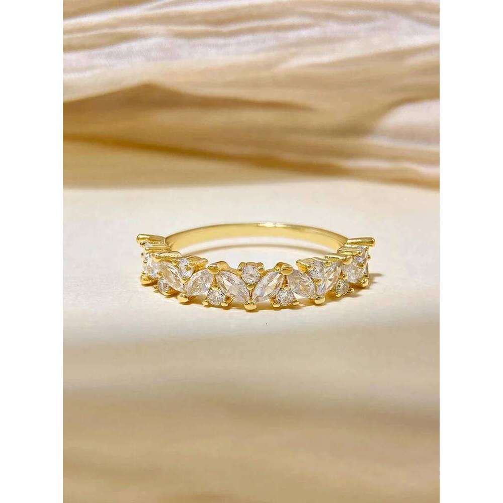 925 Sterling Silver Personalized Full Mariquesa Zircon Shiny Ring For Women Engagement Wedding Luxury High Quality Jewelry H260312