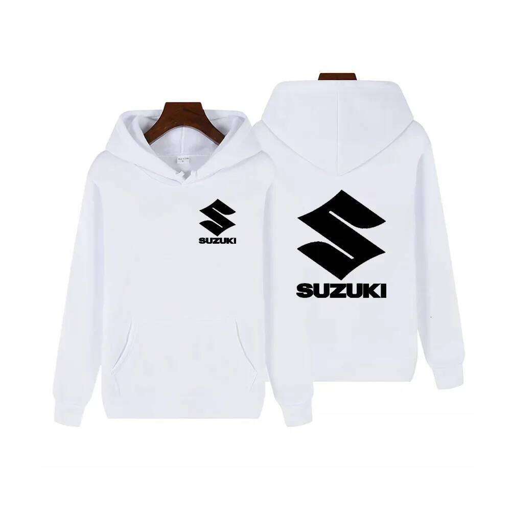 New Suzuki classic hoodie suitable for autumn and winter outdoor sports rock climbing motorcycle riding, casual men's sweatshirt Z260314