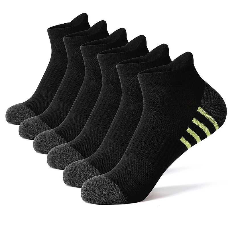 AOTOLK 6/12 Pairs Cotton Man and Women Socks Sports Solid Color Males Short Sock Cycling Breathable Ankle Summer Running Socks D260313