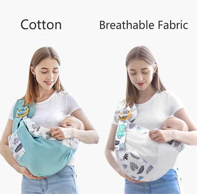 Baby Carries Cotton Wrap Sling Carrier Newborn Safety Ring Kerchief Baby Carrier Comfortable Infant Kangaroo Bag X260313
