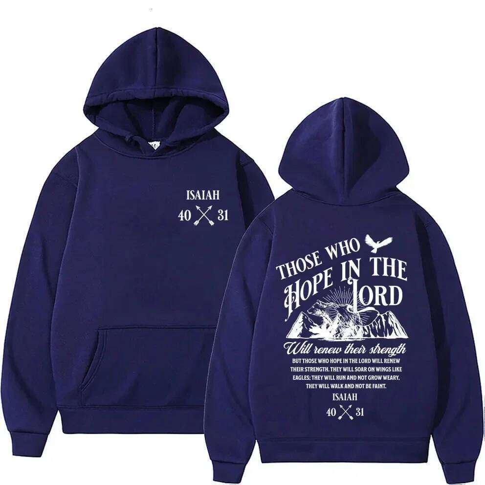 Men Women's Clothing Fashion High Street Sweatshirts Autumn_Winter Fleece Warm Hoodie Y2K Christian Jesus Letters Print Hoodies Z260314
