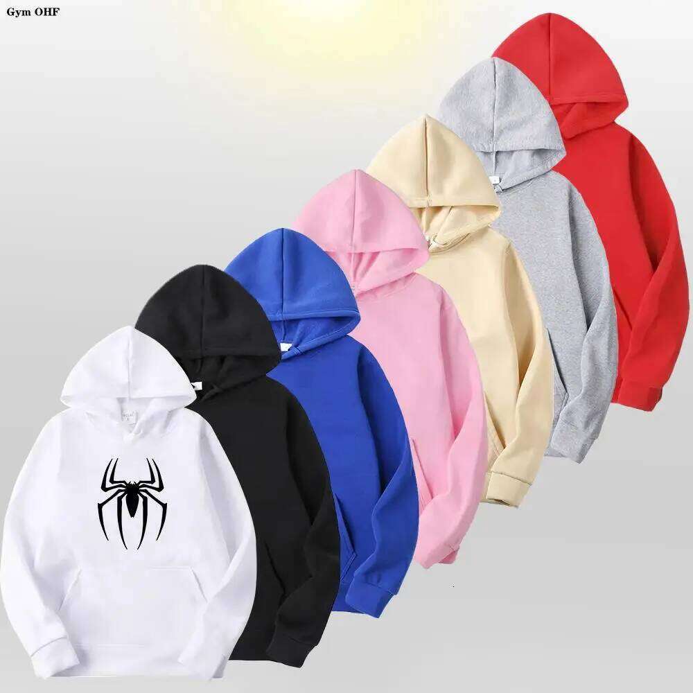 Spider Fashion Brand Women's Male Casual Sweatshirts Men's Hoodies High Quality Pullover Sweatshirt Tops Fleece Z260314