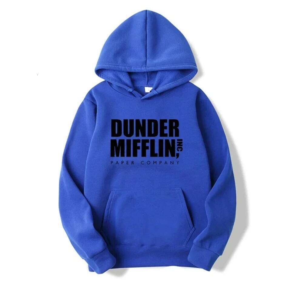 2025 The Office Dunder Mufflin INC Paper Hoodie Dwight Schrute Sweatshirt Men Women Hoodies Casual Pullover Hooded Sweater Z260314