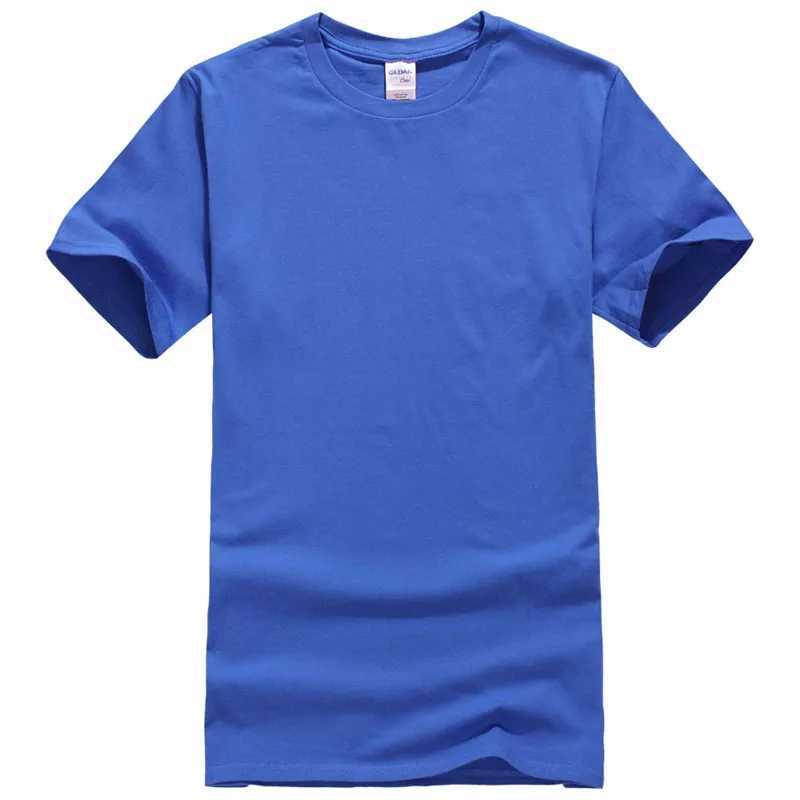 Summer 100 Cotton T Shirts Mens Casual Short Sleeve Solid Cotton Crew Neck Soft T-Shirts Basic Mens Loose Fit Tee Shirt Tops D260313