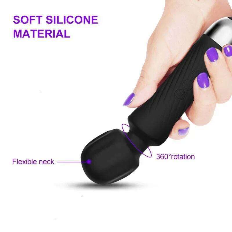 20-Speed Womens Physiological Decompression Vibrator - Silicone Skin-Friendly Clitoral Stimulator Adult Products Sex Toy 26H0313