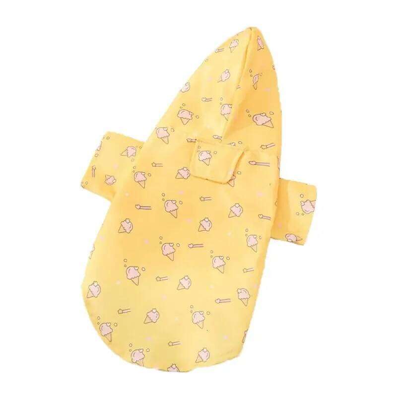 Pet Summer Fashion Short Sleeve Waterproof Clothes Puppy Dog Raincoat Outdoor Coat Bichon Schnauzer Welsh Bamubi