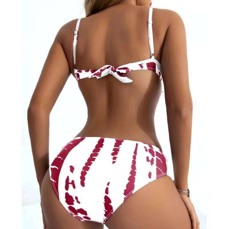 Sexy Print Push Up Bikinis 2026 Women's Swimwear Female Swimsuit Swimming Bathing Suits Brazilian Bikini Set Beachwear Bather Y260303