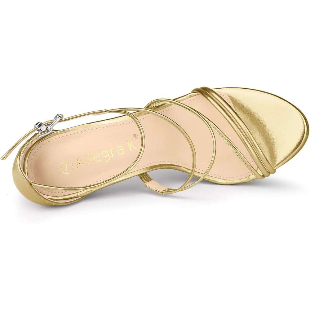 Women S Party Strappy Stiletto High Heels Sandals MOJIDASHU