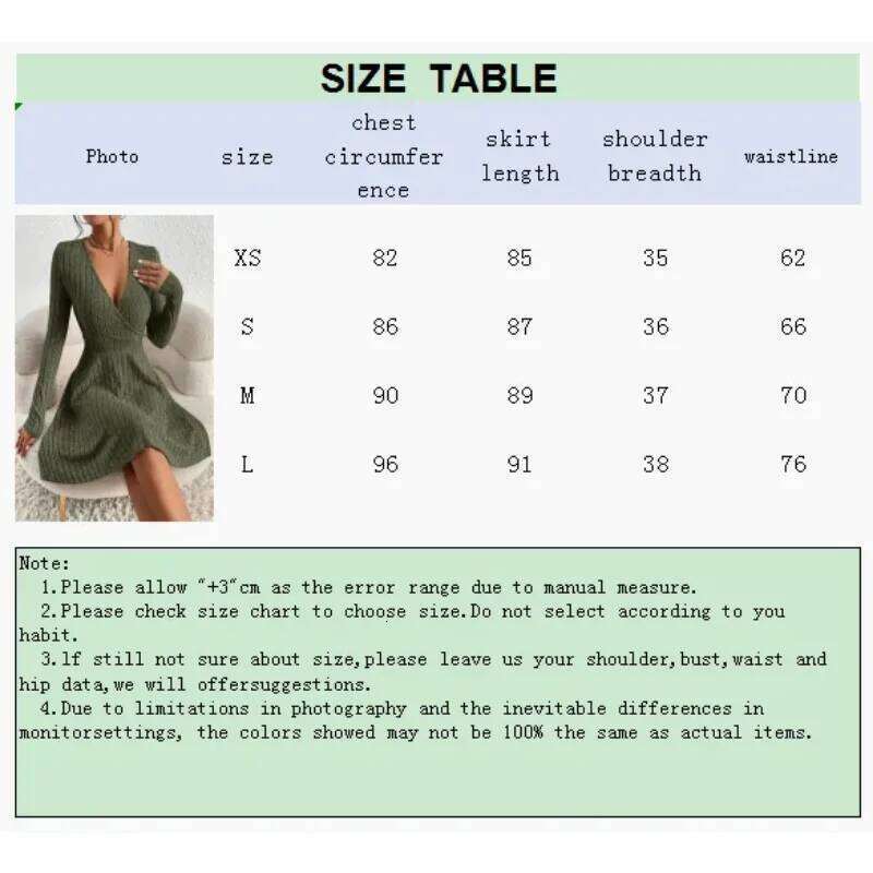 Autumn/Winter 2024 Women Knit Slim Sexy Bodycon V-Neck Long Sleeve Solid Casual Midi Sweater Dress Robe Femme t Z260313