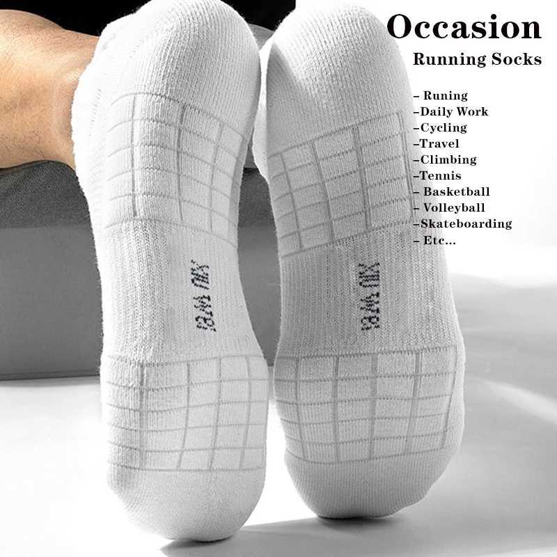 6 Pairs/Lot Men Running Socks Mesh Breathable Thin Sports Socks Men Basketball Socks Sweat Deodorant Hiking Cycling Socks D260313