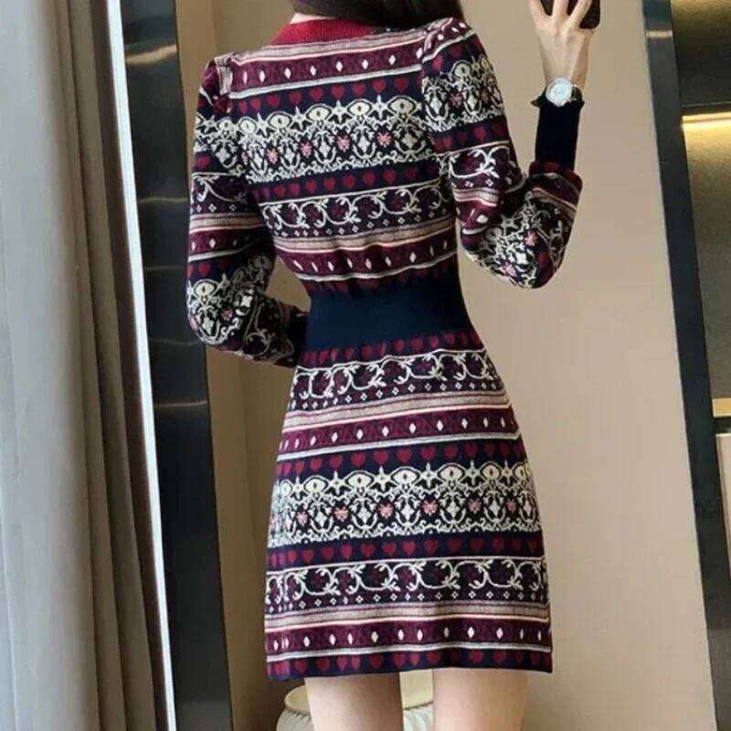 A Line Woman Knitted Dress Short Crochet Dresses for Women Korean Style Extreme Mini Hot On Promotion Elegant and Beautiful G X Z260313