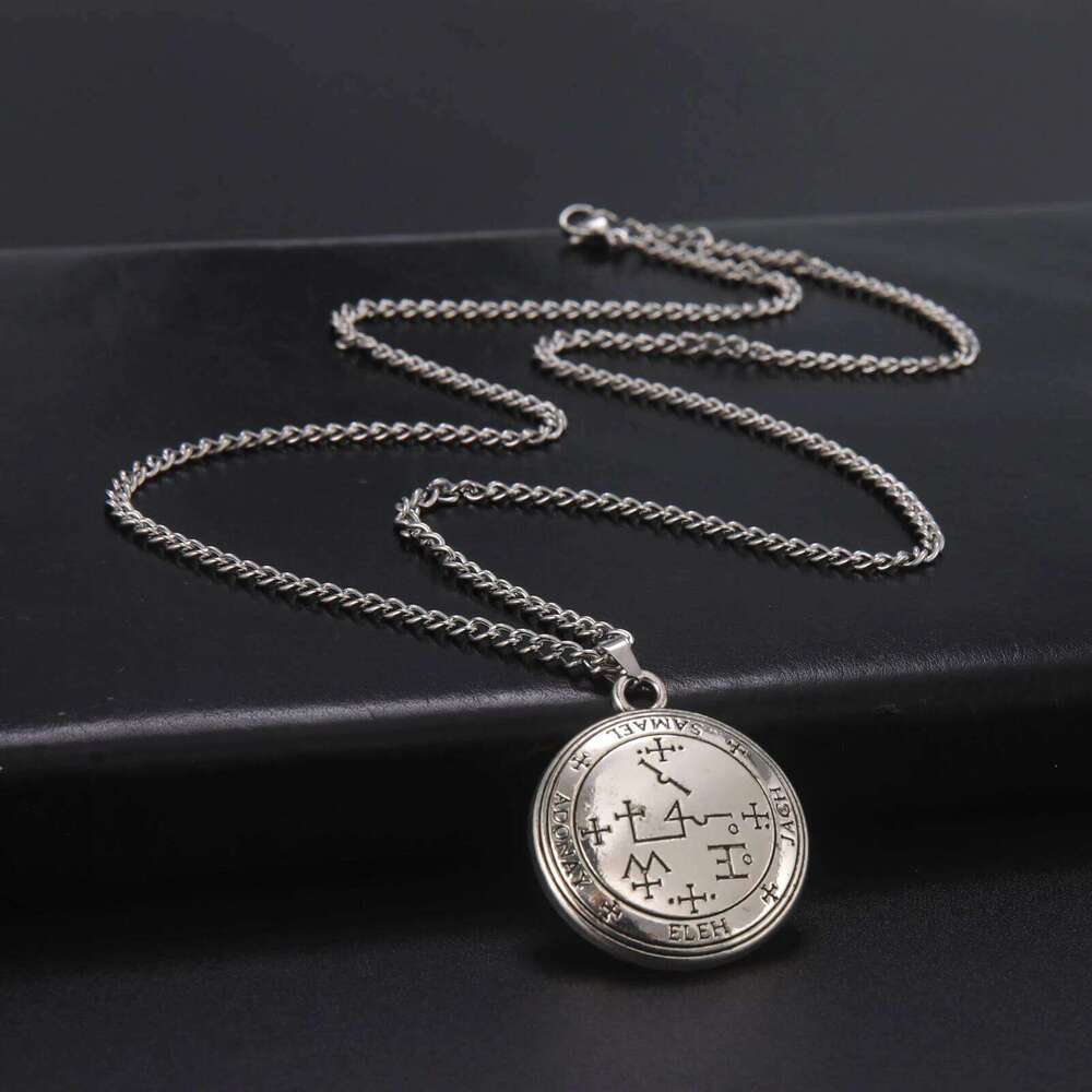 Dawapara Michaelmas Archangel Seal Uriel Michael Gabriel Necklace Spiritual Protection Amulets Guardian Angel Medallion Jewelry H260312