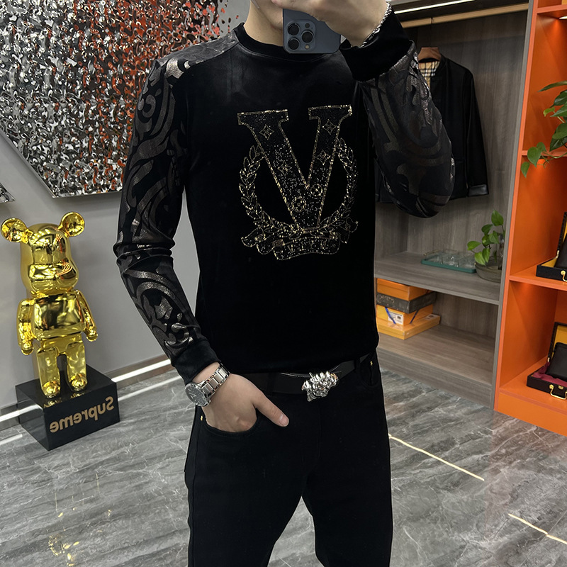 Designer Shirt Mens Clothes Elegance Long Sleeve Comfortable Fabric Casual Essentials Shirt High-end 2026 Luxury Daily Wear Popular