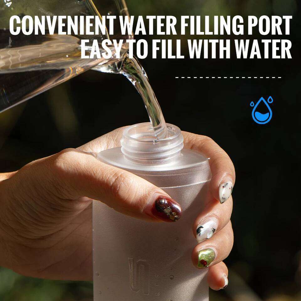 WRELS Collapsible Running Soft Flask TPU BPA-Free Camping Hiking Travel Folding Water Bottle Z260313