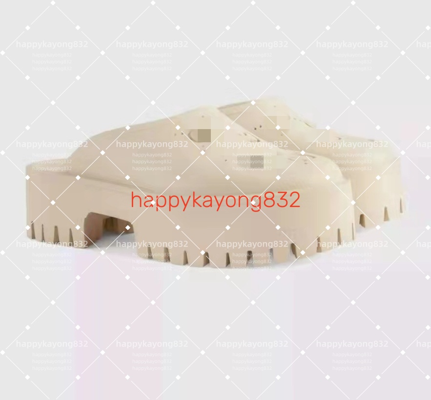 Designer Women's platform perforated sandal Summer Shoe Top designer womens slippers Candy colors Clear High Heel Height 5.5CM Size EUR35-42