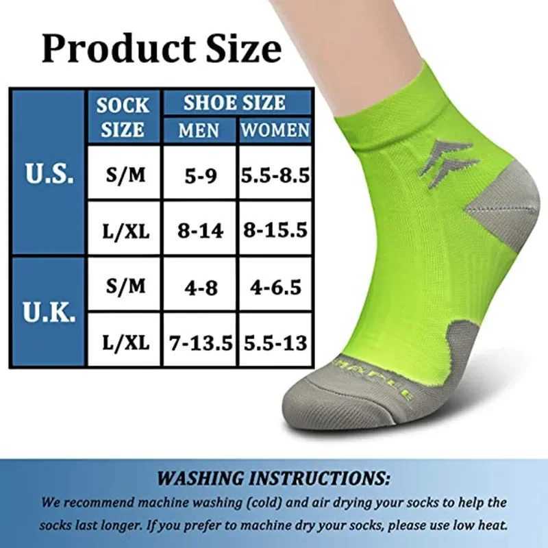 Compression Socks for Men Plantar Fasciitis Heel Spurs Pain Outdoor Sports Trail Running Cycling Ankle Socks Breathable Socks D260313