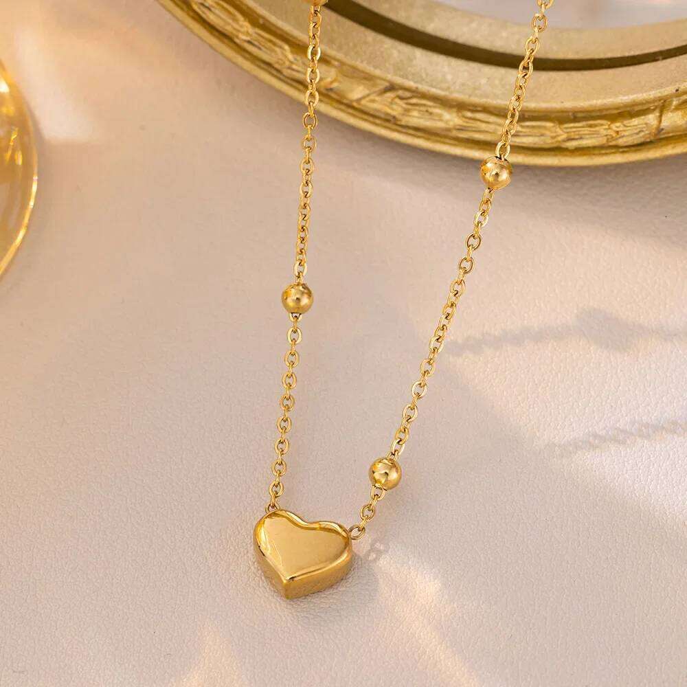 Titanium Steel Necklace for Women Non-Fading Exquisite Versatile Fashionable Clavicle Chain Jewelry Accessory H260312