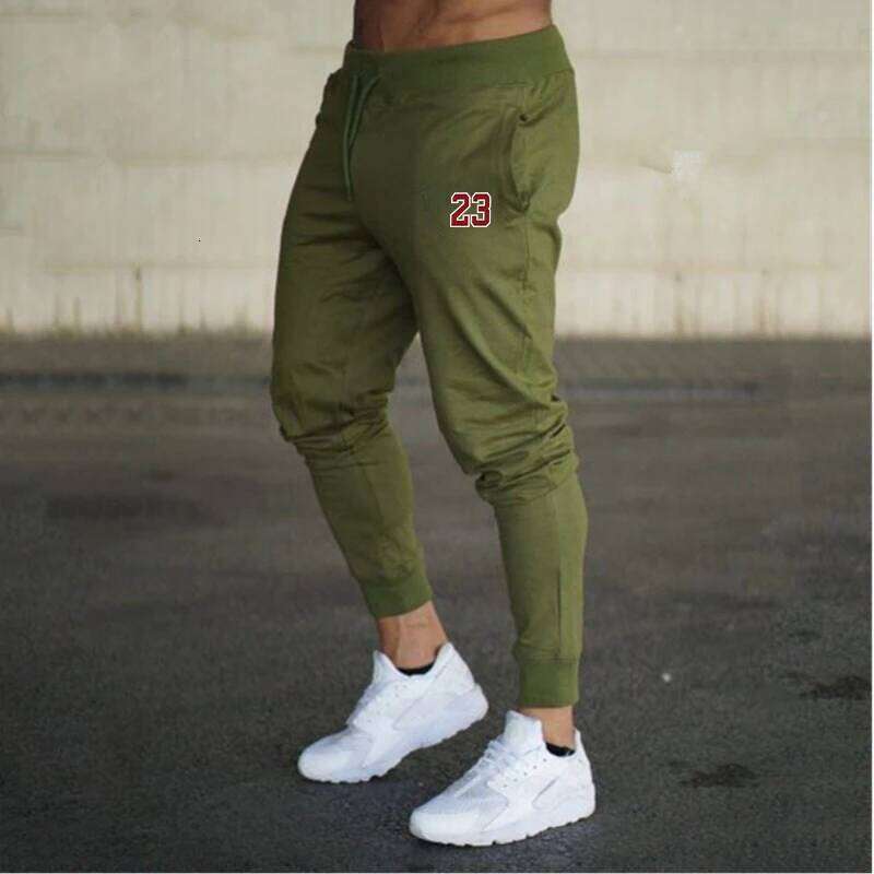 23 Creativity Printed Men Jogging Mens Fitness Joggers Running Pants Man Training Sport Trousers Sportswear Sweatpants Z260315