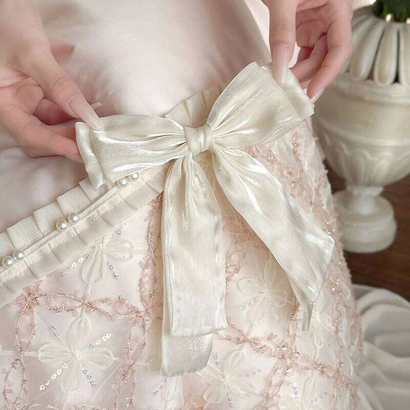Princess Style Lace Ruffles Bow Bedding Set Lyocell Soft Silky Cool Feeling Duvet Cover Bed Sheet/Fitted Sheet Pillowcases 4Pcs H260312 - view 7