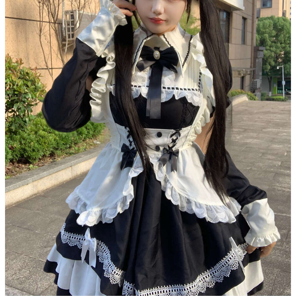 Designer Full marks Maid COS Detachable Sleeve Lolita Performance Network Celebrity Live Costume