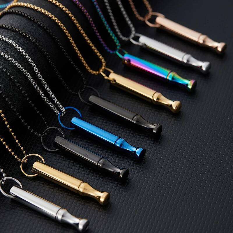 Breathlace Calm Harmony Anti-Smoking for Anxiety Stainless Steel Mindful Breathing Necklace H260312