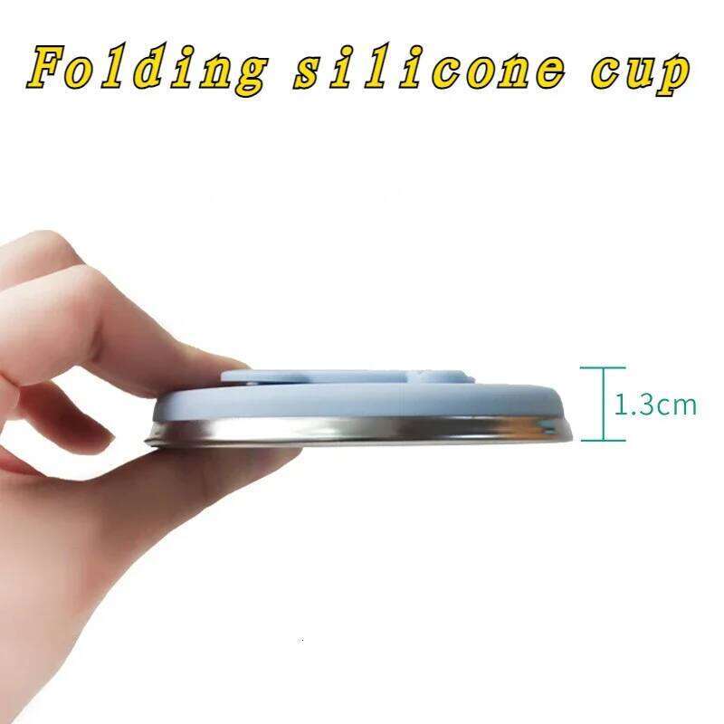 320ML Creative Folding Silicone Portable Outdoor Travel Cup Students Sports Collapsible Water Bottle Z260314