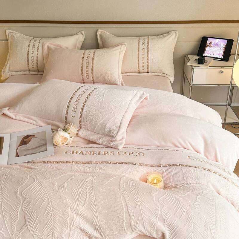 Natural Silk Bedding Quilt Soft Flat Sheet Pillowcases Duvet Cover Set H260312 - view 6