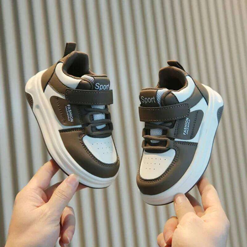 Children's Sports Shoes Spring Autumn Unisex Versatile Kids for Girls High-top Fashion Non-slip Boys Causal Sneakers 26Y0313
