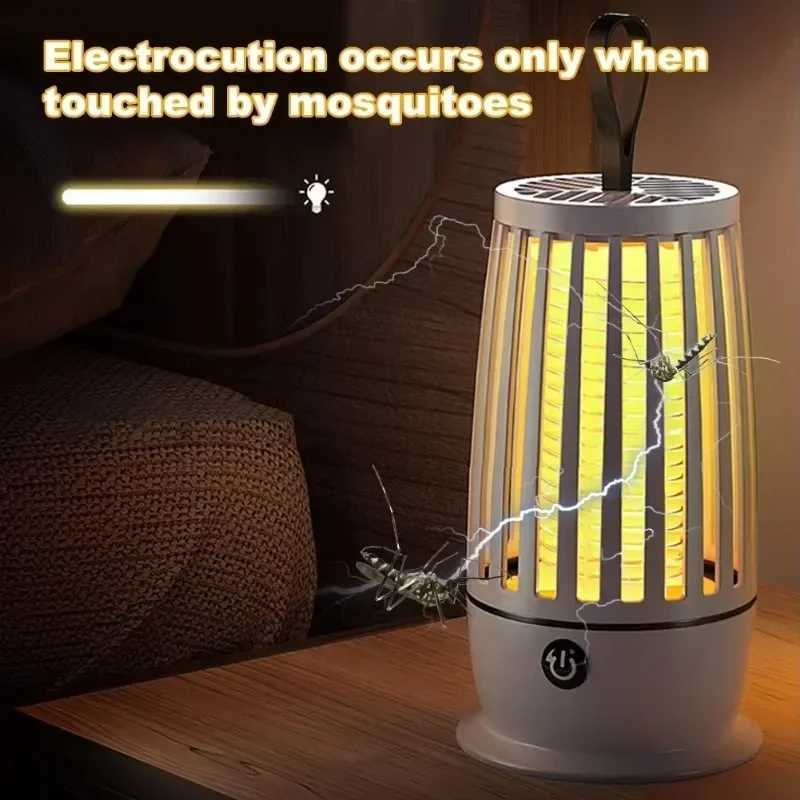 Portable Mosquito Killer Lamp Wired/Wireless Electric Fly Trap Bedroom Silent Mosquito Killer Lamp Outdoor Mosquito Repeller H260313