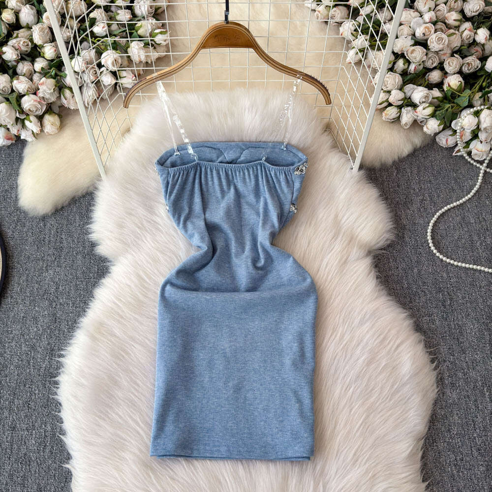 2026 designer's pure desire style sexy dress with exquisite sequin design for women's slim fit