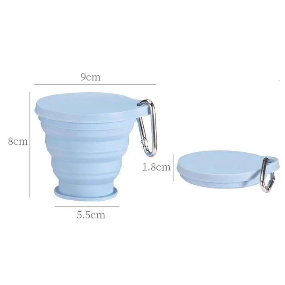 Leeseph Silicone Collapsible Cup, Foldable Camping Cup,Reusable Portable Drink Cup/Mug for Hiking, Outdoors, Travel Z260314