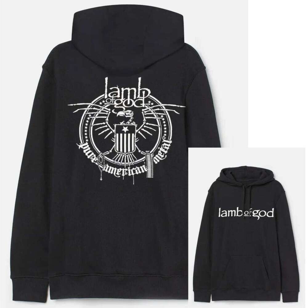 Lamb of God Skeleton Eagle Hoodie 2026 Autumn Winter High-end Luxury Is for Both Men and Women Z260314