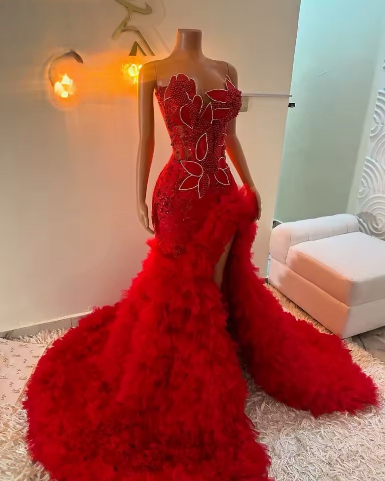 2026 Formal Women's Nighttime Attire: Stylish 2K26 Mermaid Prom/Dancewear Dresses Featuring Intricate Flowers and Sequins Gowns