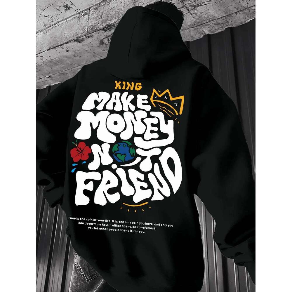 Autumn/Winter Adult Men's Youth Fashion Casual Comfortable Cool Hooded Daily Outdoor Sports Street Trend Warm Sweatshirt Z260314