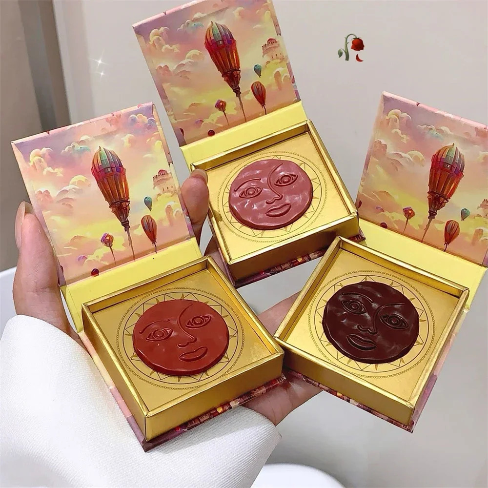 Expression Blush Cream Brown Cheek Face Rouge Relief Sunshine Blusher Mud Low Color Rendering Smooth Brightening Outline Makeup 260305