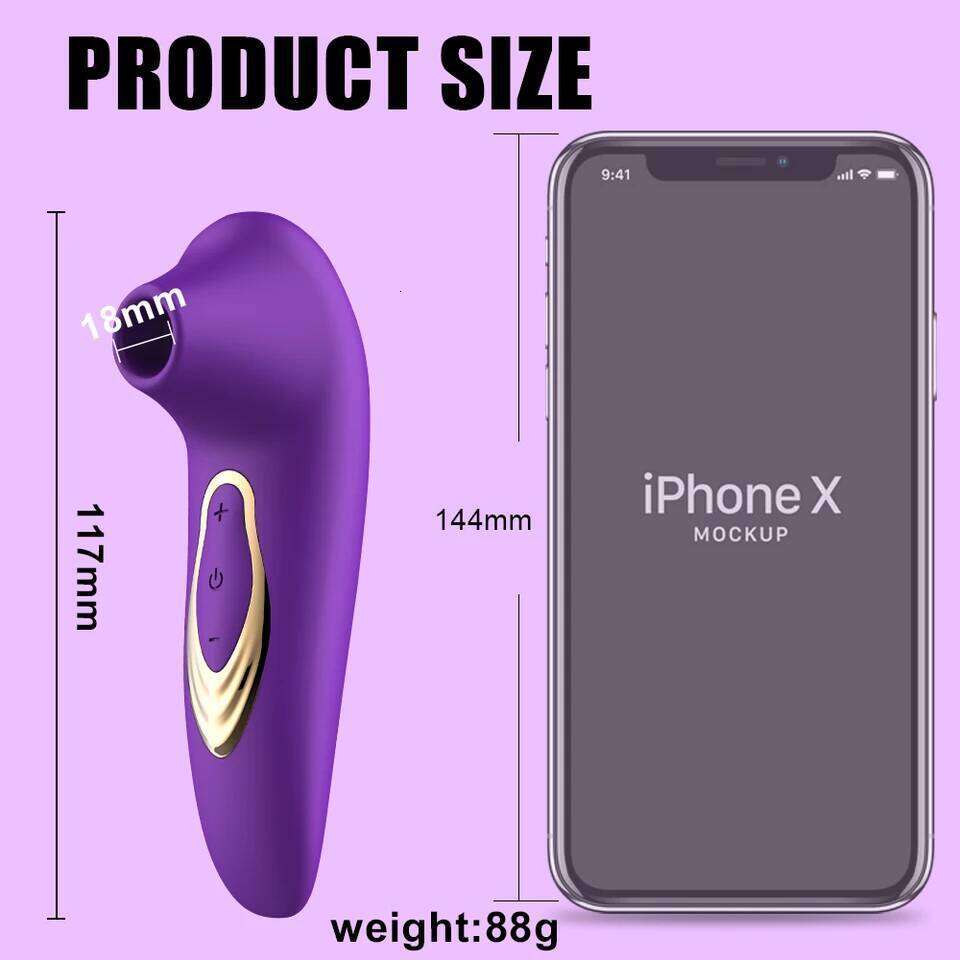 Powerful Suction Cup Sucking Vibrator Clitoral Nipple Oral Vacuum Stimulating Massager for Female Masturbation Sex Toy 26H0313