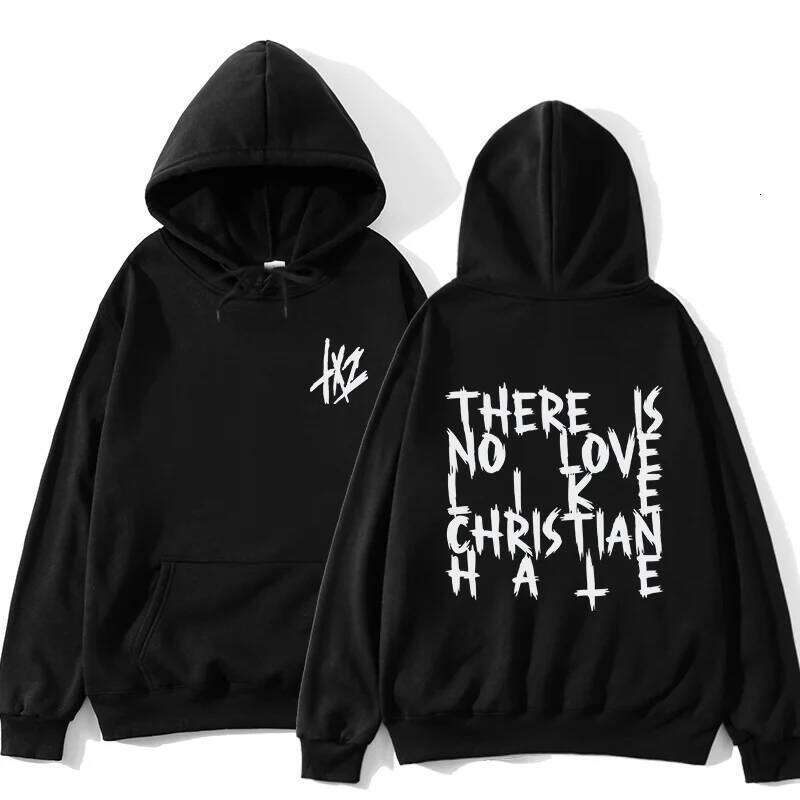 TX2 Merch No Love Song Printed Hoodie Unisex Hip Hop Autumn Winter Sweatshirt Hoody Tracksuit Z260314