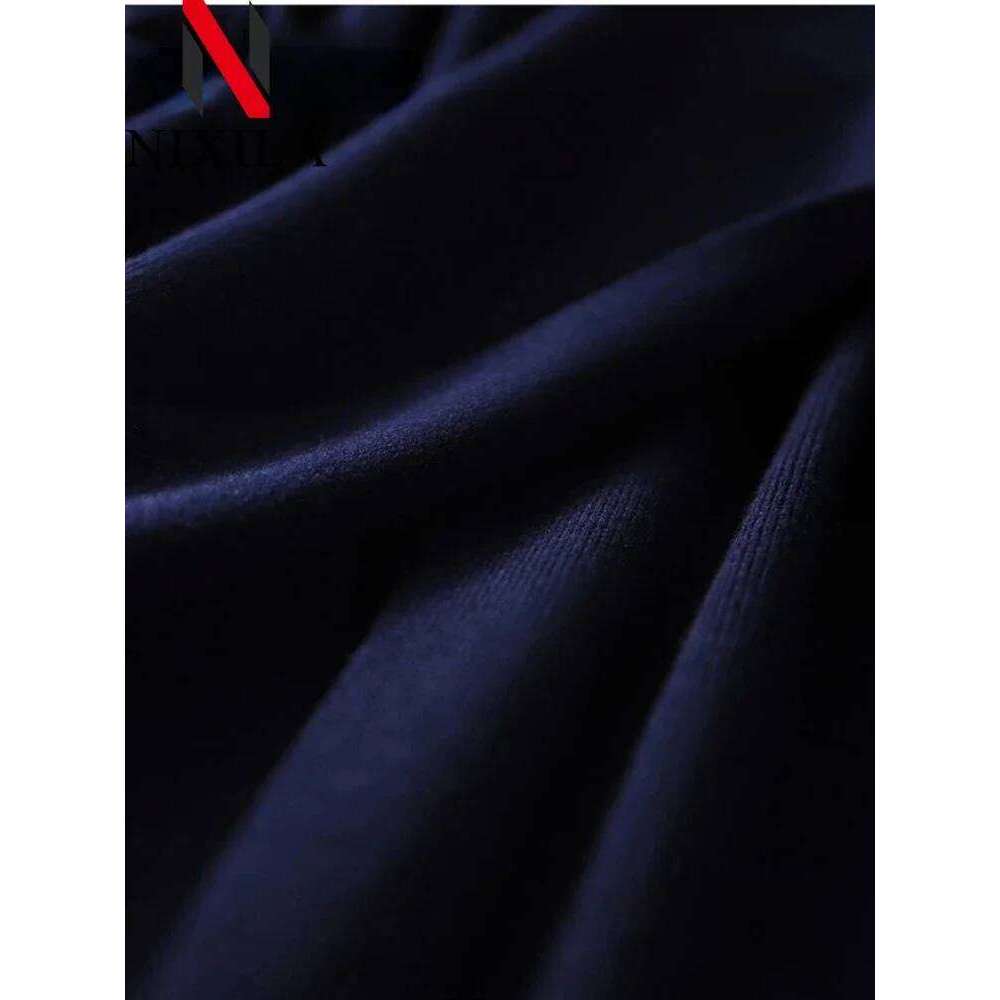 Autumn Winter Knit Womens Sweater Dresses V-neck Wrap Streetwear Korean Fashion Loose Long Sleeves Tops Elegant Female Clothing Z260314