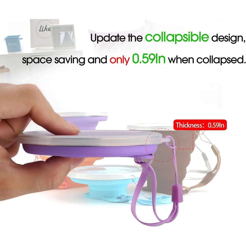 Silicone Foldable Cup Collapsible Telescopic Cute Bottle Outdoor Travel Children Cups Teacups Ware Jug Drink Water Copa Z260314