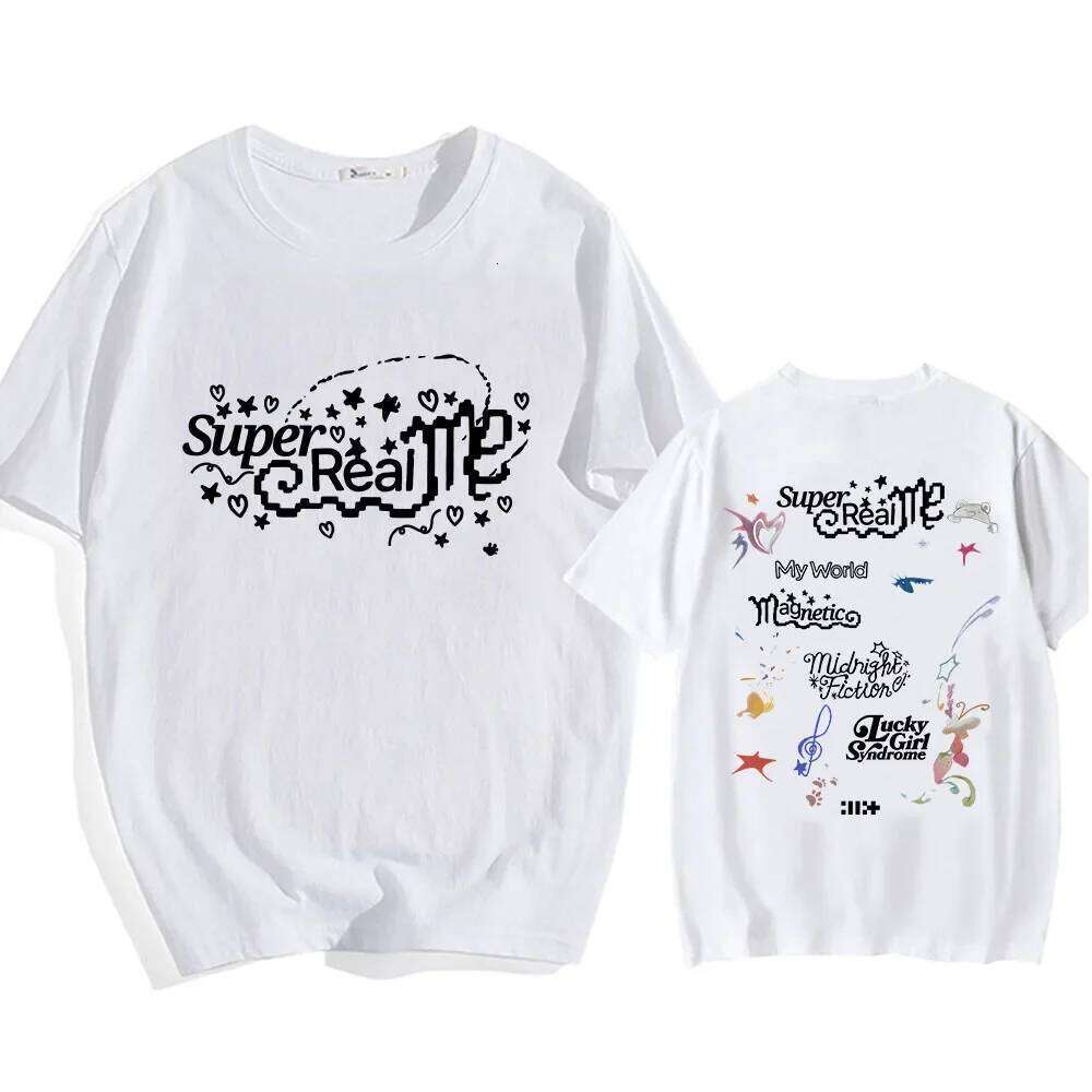 ILLIT Girl Band T-shirt Summer Women Men Tee-shirt Streetwear Korean Style Graphic Printing Tshirts Hombre Aesthetic Z260313