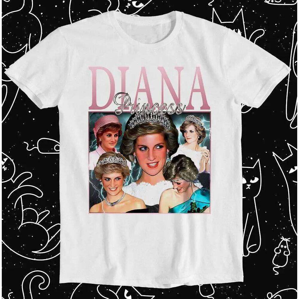 Princess of Wales Lady Diana Best Seller Funny Meme Men Women Fashion Retro Gift Tee T Shirt Summer T-shirt Top Z260314