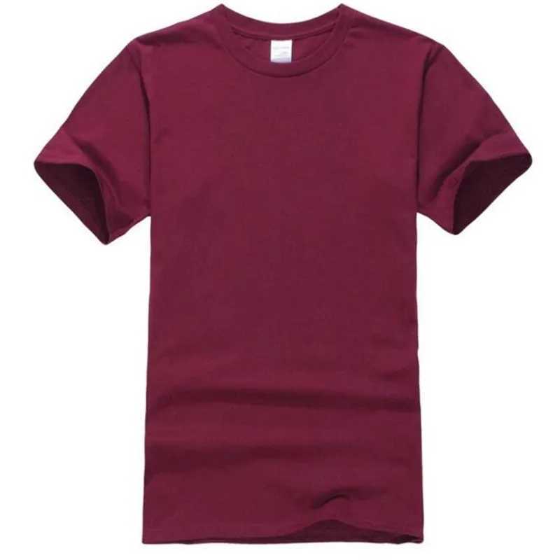 Summer 100 Cotton T Shirts Mens Casual Short Sleeve Solid Cotton Crew Neck Soft T-Shirts Basic Mens Loose Fit Tee Shirt Tops D260313