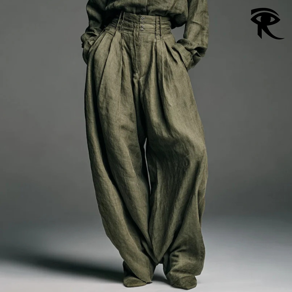 2026 New French Milan Fashion Women's Shirts and Trousers Two-piece Set Cardigan Long-Sleeved Shirt Loose Elegant Retro Women Two Piece Pants Des