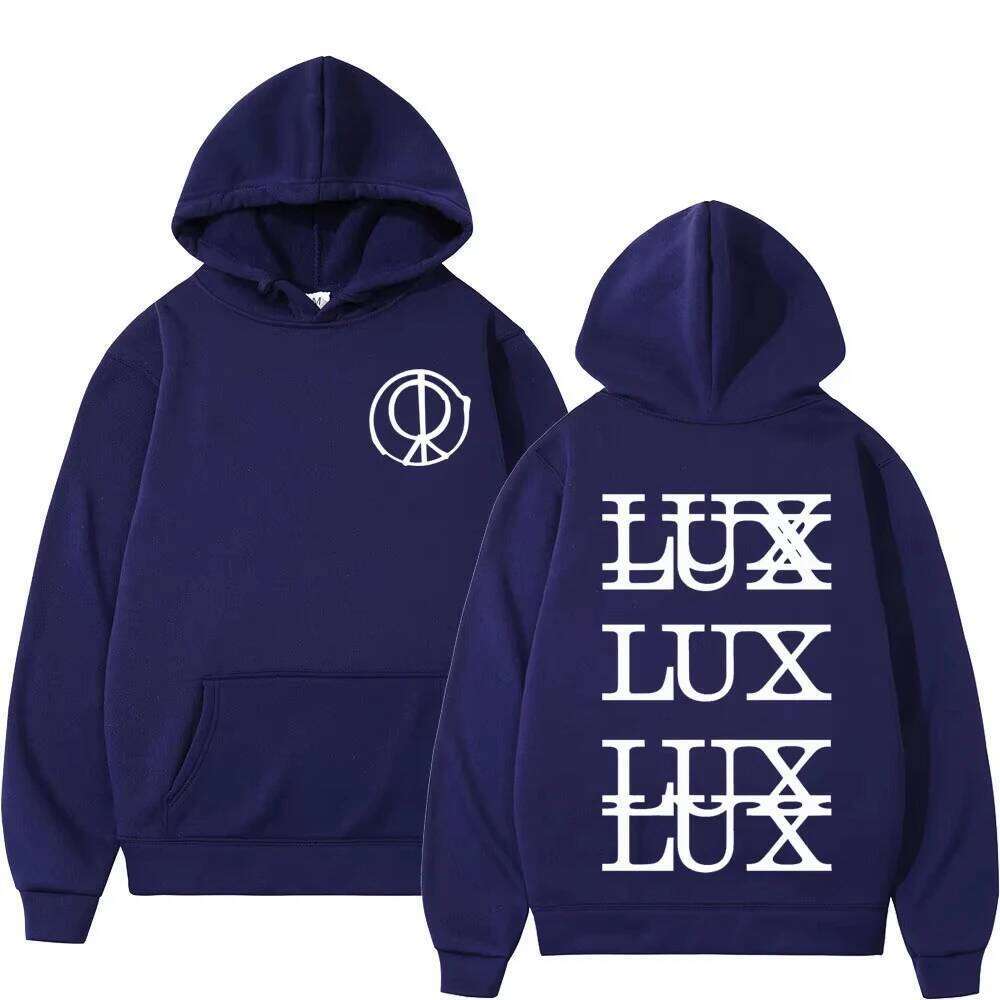 Singer Rosala LUX Album Vintage Graphic Hoodie Winter Fleece Fashion Clothing Pullover Top Men Women Harajuku Casual Sportswear Z260314