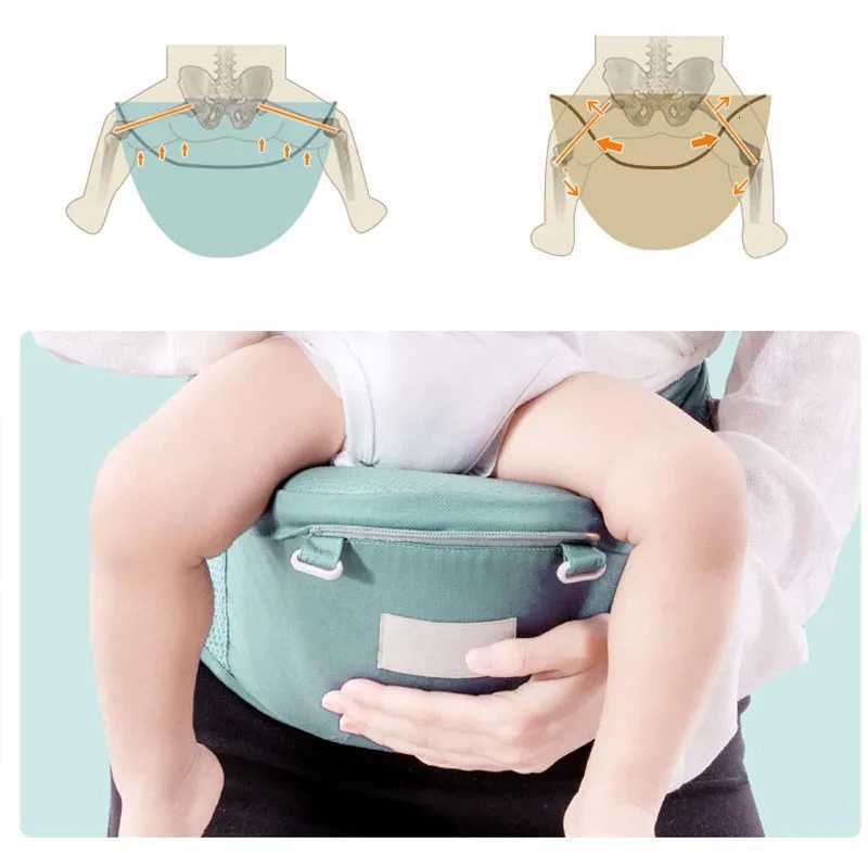 Newborn Ergonomic Baby Carrier Backpack Gray Infant Baby Hipseat Carrier Front Facing Ergonomic Kangaroo Baby Wrap Sling Travel X260313
